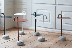 Bowler side table, Beige-granite