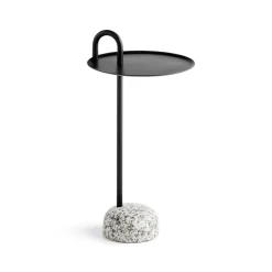 Bowler side table, Black-granite