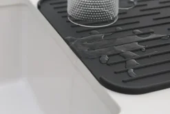 Brabantia dish mat silicone, dark grey