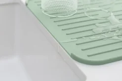 Brabantia dish mat silicone, Jade green