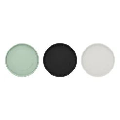Brabantia glass jar 3-pack, Black-grey-green