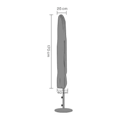 Brafab furniture cover parasol, Black 170 cm