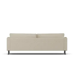 Bredhult sofa, Bern Beige 0341-black steel, 3-seater