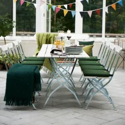 Bryggeri chair, White lacquer oak-hot-dip galvanized
