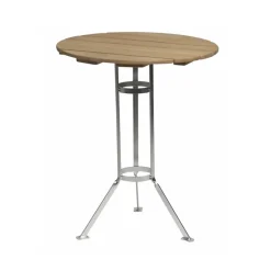 Bryggeri tripod table, Oak oil-hot-dip galvanized stand