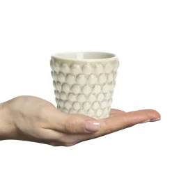 Bubbles espresso cup 10 cl, Sand