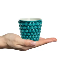 Bubbles espresso cup 10 cl, Ocean