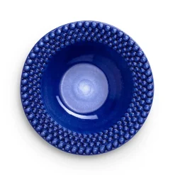 Bubbles soup plate 25 cm, Blue