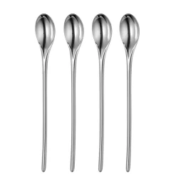Bud Bright latté spoon 4 pieces, Stainless steel