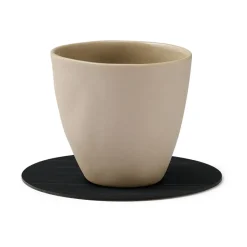 Buffalo coaster circle, black