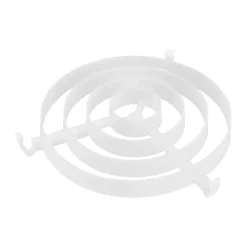 Bumling circular grid, White, ø19cm