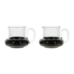 Bump teacups 2-pack, Black