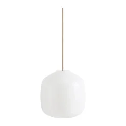 Buoy pendant lamp Ø20 cm, Opal glass-beton grey