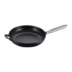 Buster & Punch cast iron frying pan black Ø28 cm, Steel handle
