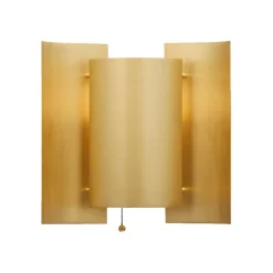 Butterfly wall light, brass