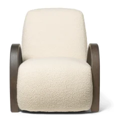 Buur lounge chair Nordic Bouclé, Off-white