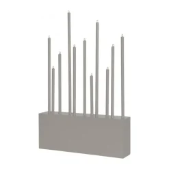 Buzz candlestick 28 cm, Beige