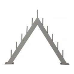 Buzz candlestick 59 cm, Gray