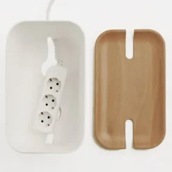 Cable organiser M, wooden print