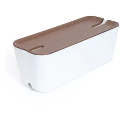 Cable Organiser XL, Dark wooden details