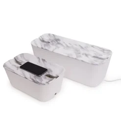 Cable Organiser XL, marble print