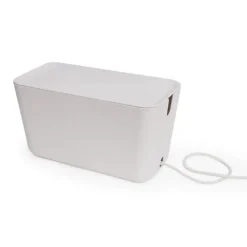 Cable Organiser XXL cabel tidy, White-white