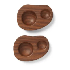 Cairn egg cup 2-pack, Dark brown