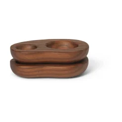 Cairn egg cup 2-pack, Dark brown