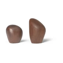 Cairn salt- and pepper shaker, Dark brown