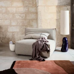 Calm cushion camel-black, 38x88 cm