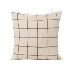 Calm cushion camel-black, 48x48 cm