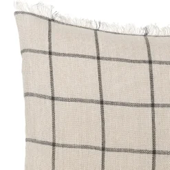 Calm cushion camel-black, 48x48 cm