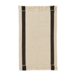 Calm kelim door mat, Off-white, Coffee, 50x70 cm