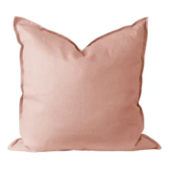 Calm pillow case linen 50x50 cm, Dusty Rose