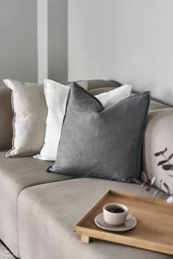Calm pillow case linen 50x50 cm, Charcoal