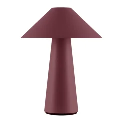 Cannes portable table lamp, Burgundy