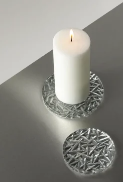 Carat coaster Ø10 cm 2-pack, Clear