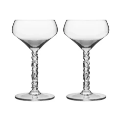 Carat cocktail glass 2-pack, Clear