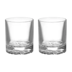 Carat old fashioned glass 21 cl 2-pack, Clear