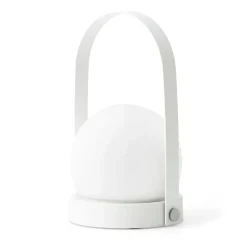 Carrie portable table lamp, White