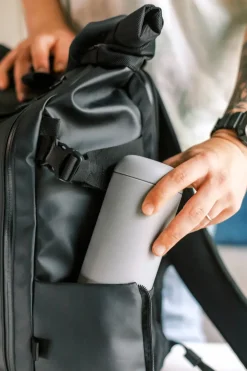 Carter thermos mug with splash guard 47 cl, Matte grey