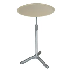 Cassis coffee table Ø37 cm, Aluminium-oyster