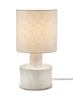 Catherine table lamp 47 cm, White matte-white