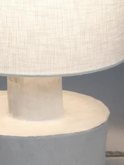 Catherine table lamp 47 cm, White matte-white