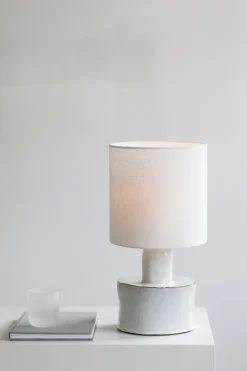 Catherine table lamp 47 cm, White matte-white