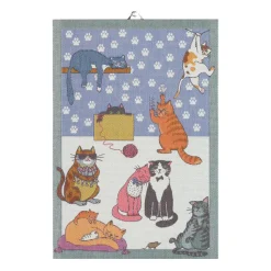 Cats fun kitchen towel, 35x50 cm