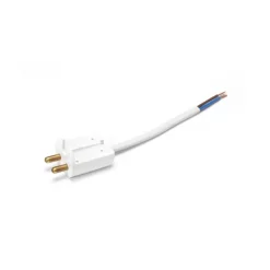 Ceiling connection not grounded, white
