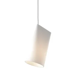 Ceiling lamp ceramic 11.2x22 cm, White