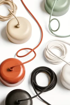 Ceiling suspension incl cord 250 cm, Beige