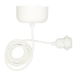 Ceiling suspension incl cord 250 cm, White